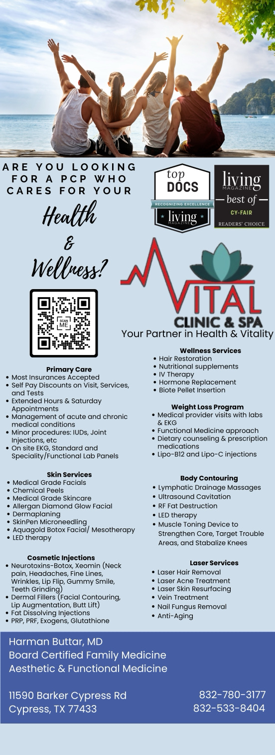 Vital Clinic And Spa In Cypress TX Vagaro